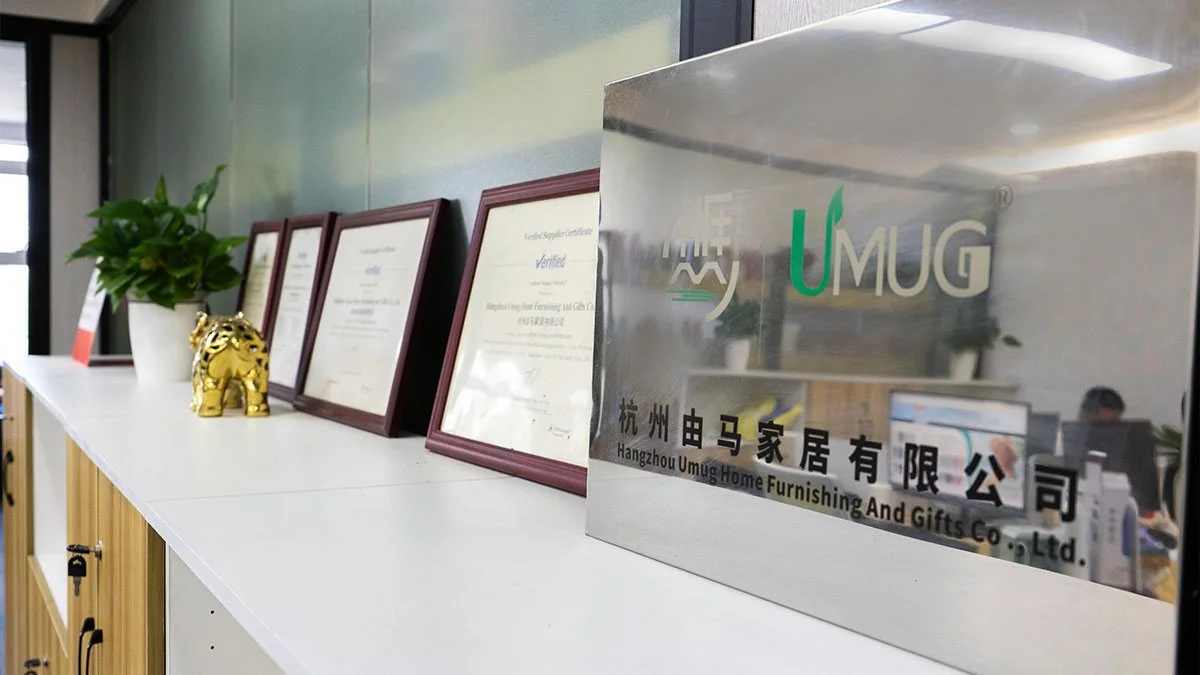 UMUG office brand sign and certificates