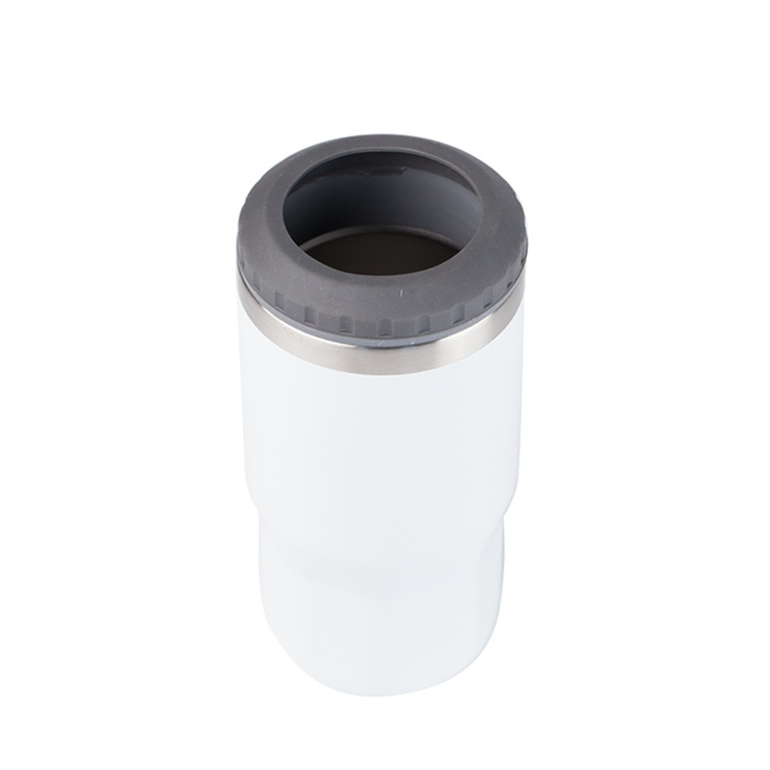 UMA0381 450ml Double-Layer Stainless Steel Bottle Container With Silicone Ring