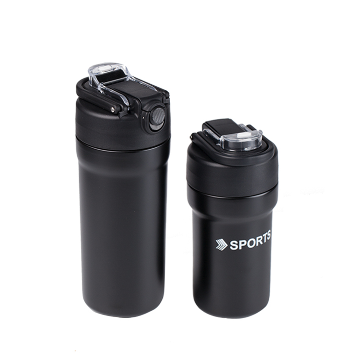 UMA0406 500ml Double Wall Stainless Steel Insulated Mug with Lid and Straw