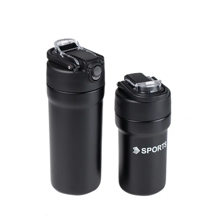 UMA0406 500ml Stainless Steel Mug with Lid and Straw