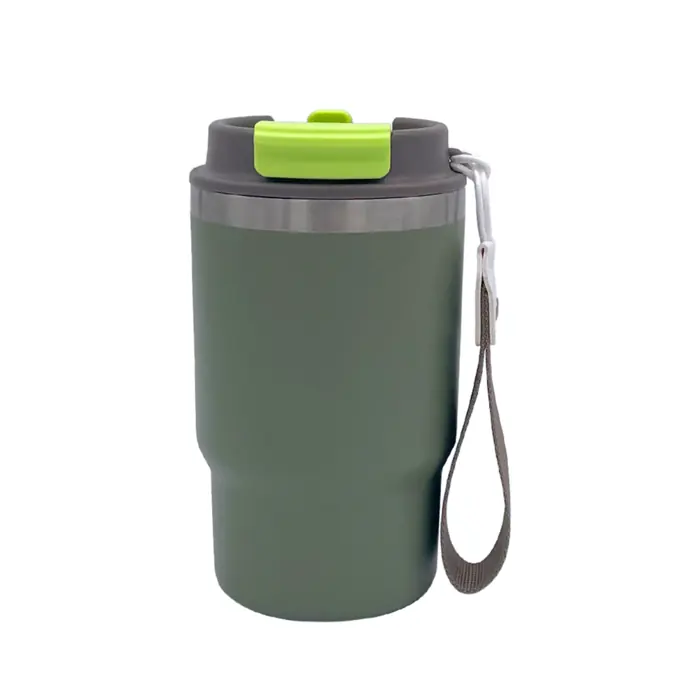 UMA0462 360ml Stainless Steel Insulated Bottle with Woven Handle