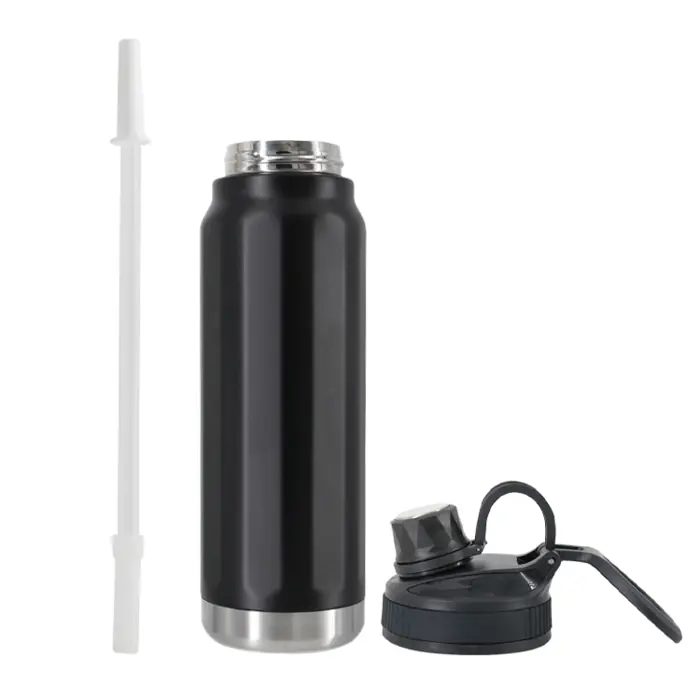UMA0568 Double layered crooked mouth cap thermos bottle