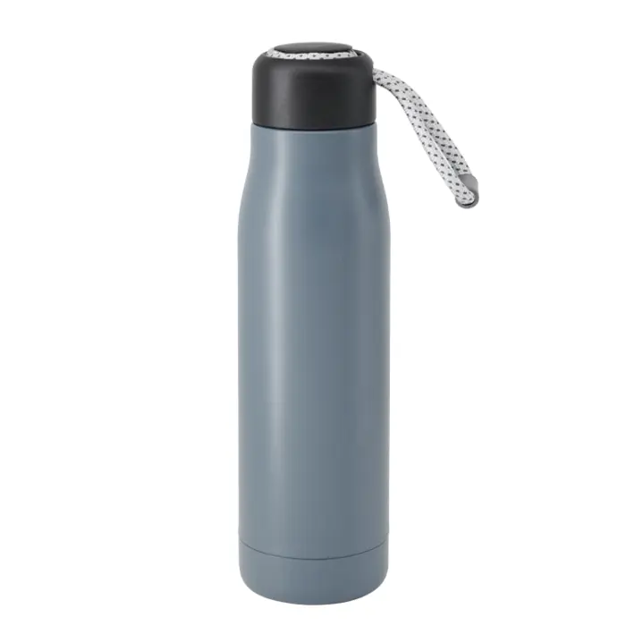 UMA0871 Strap-Lid Stainless Steel Insulated Bottle