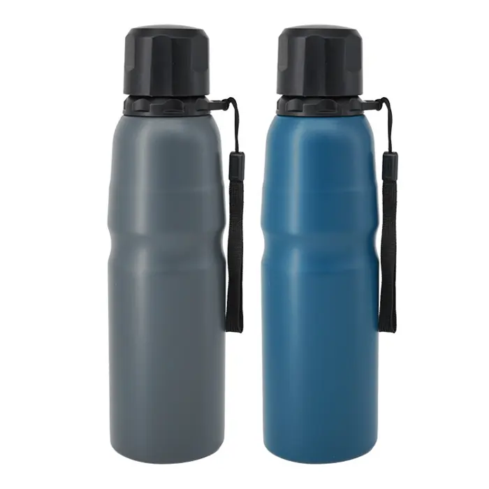 UMA0946 Strap-Lid Stainless Steel Vacuum Bottle
