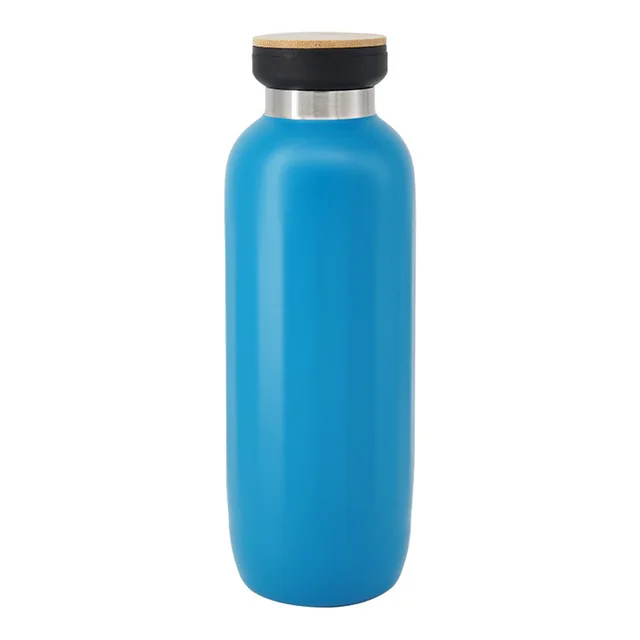 UMD0001 Double layered bamboo cap small mouth bottle
