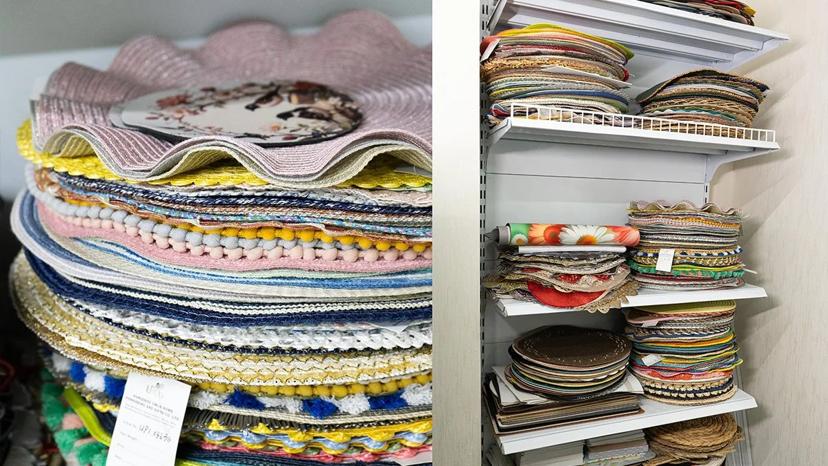 UMUG homeware material samples